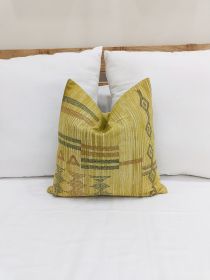 18 X 18 boho Pillow cover | Embroidered cotton Pillow cover | Bedroom decor pillowcase