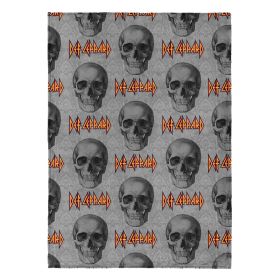 Def Leppard Skull Damask Silk Touch Throw Blanket 50 x 70 inches