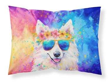Samoyed Hippie Dawg Standard Pillowcase Lightweight Super Soft Easy Care Decorative Artwork Pillowcase, Standard