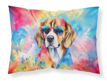 Beagle Hippie Dawg Standard Pillowcase Lightweight Super Soft Easy Care Decorative Artwork Pillowcase, Standard