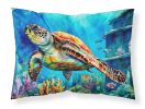 Loggerhead Sea Turtle Standard Pillowcase Lightweight Super Soft Easy Care Decorative Artwork Pillowcase, Standard