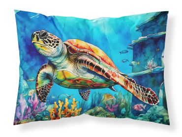 Loggerhead Sea Turtle Standard Pillowcase Lightweight Super Soft Easy Care Decorative Artwork Pillowcase, Standard
