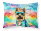 Cairn Terrier Hippie Dawg Standard Pillowcase Lightweight Super Soft Easy Care Decorative Artwork Pillowcase, Standard