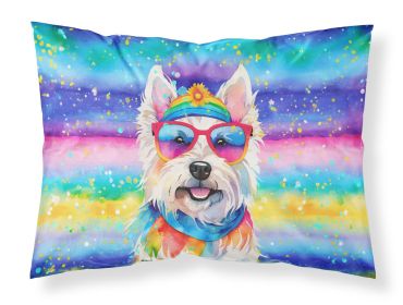 Westie Hippie Dawg Standard Pillowcase Lightweight Super Soft Easy Care Decorative Artwork Pillowcase, Standard