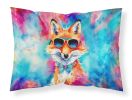 NEW Hippie Animal Fox Standard Pillowcase Lightweight Super Soft Easy Care Decorative Artwork Pillowcase, Standard