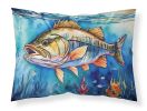 Striped Bass Standard Pillowcase Lightweight Super Soft Easy Care Decorative Artwork Pillowcase, Standard