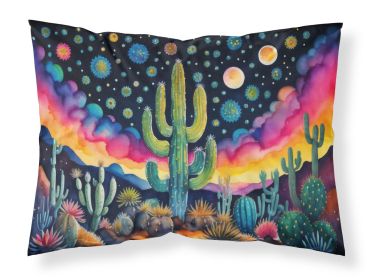 Queen of the Night Cactus in Color Standard Pillowcase Lightweight Super Soft Easy Care Decorative Artwork Pillowcase, Standard