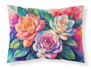 Gardenias in Color Standard Pillowcase Lightweight Super Soft Easy Care Decorative Artwork Pillowcase, Standard