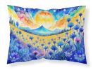 Blue Cornflowers in Color Standard Pillowcase Lightweight Super Soft Easy Care Decorative Artwork Pillowcase, Standard