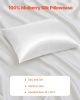 Satin Pillowcase 2 Pack Silky Satin Pillow Cases 26 x 20 in Standard Size