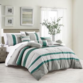 HUDEL 7PC COMFORTER SET (size: King)