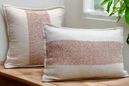 Soft Cotton Boucle Plaid Pillow cover Square Pillow Case (Color: Pack of 1)