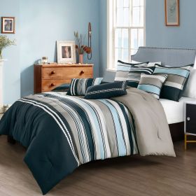 Naeemah 7 Pieces Comforter Set (size: King)